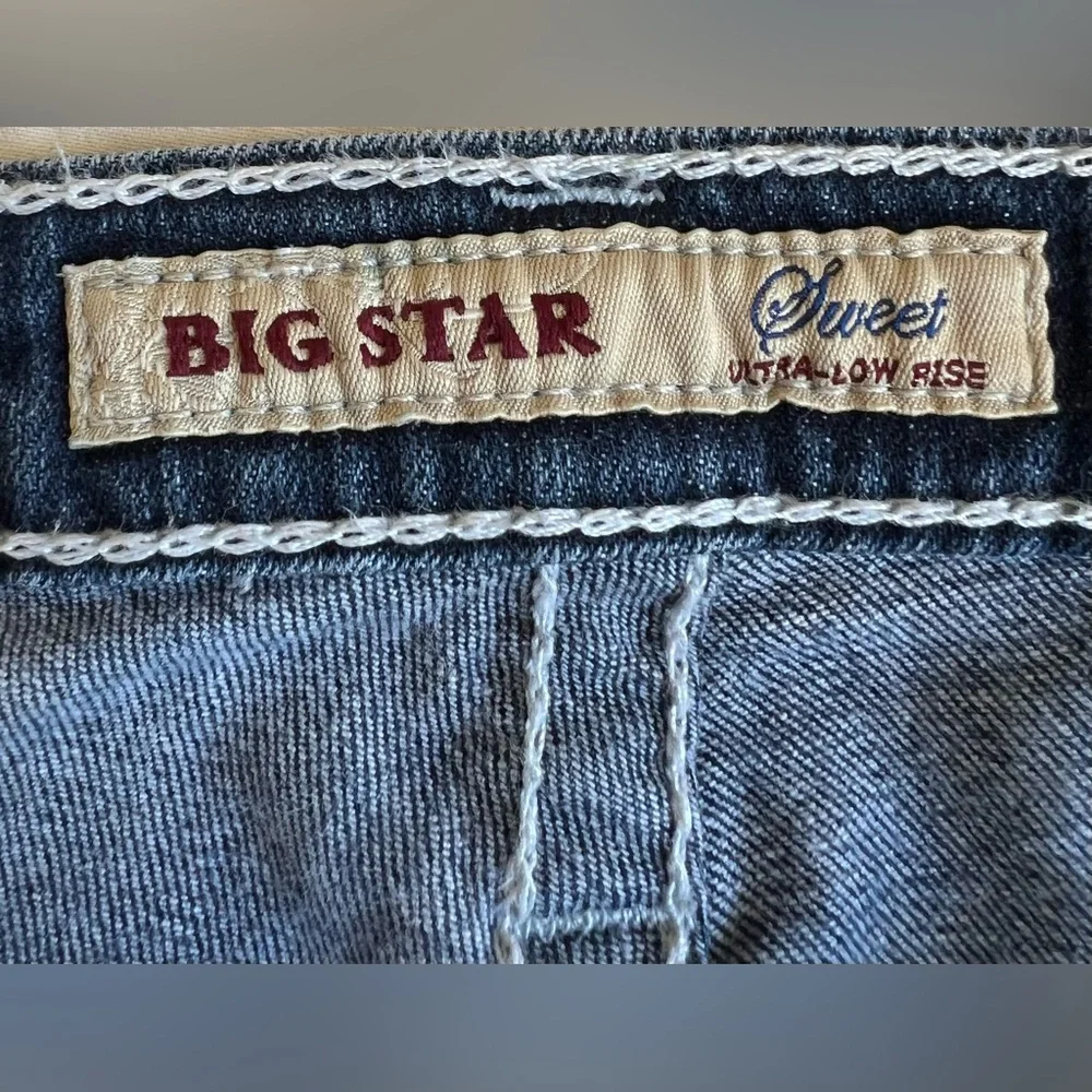 BIG STAR “Sweet” Ultra-Low Rise Jeans – Size 29 (Women’s